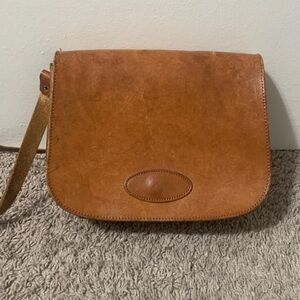 Vintage Brown Leather Purse